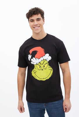 T-shirt à imprimé graphique de Noël Le Grincheux