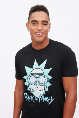 T-shirt à imprimé graphique grand-père Rick de Rick et Morty