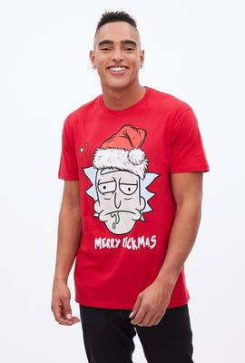 Merry Rickmas Grandpa Rick Graphic Tee