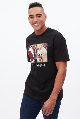 T-shirt à imprimé graphique F.R.I.E.N.D.S Christmas