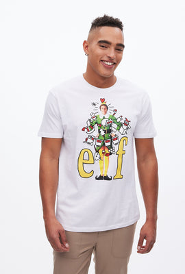 T-shirt à imprimé graphique Elf Christmas