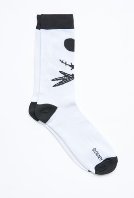 Chaussettes à imprimer graphique Nightmare Before Christmas