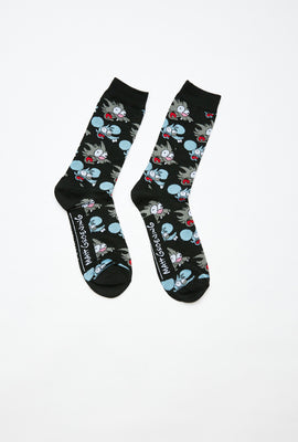 Chaussettes à imprimé graphique Les Simpsons Itchy & Scratchy