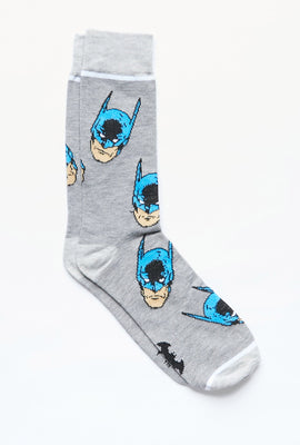 Socquettes à imprimé Batman avec motif jacquard
