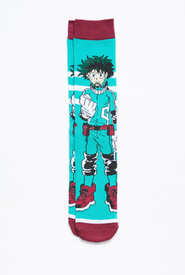 Socquettes à imprimé My Hero avec motif jacquard