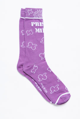 Prison Mike The Office Graphic Crew Socks