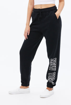 Jogger coupe garçonne à imprimer graphique Aéropostale New York
