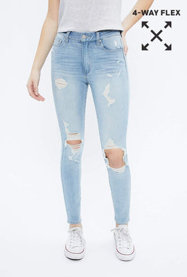 Jegging effets flex de qualité à taille haute