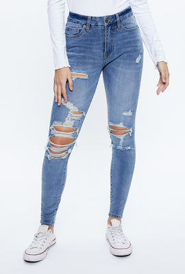 Jegging courbe effets flex à taille haute