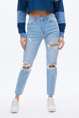 Jean Mom AERO extensible vintage taille haute