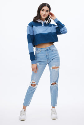 Jean Mom AERO extensible vintage taille haute