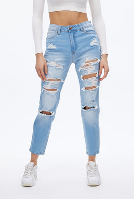 Jean Mom AERO extensible vintage taille haute