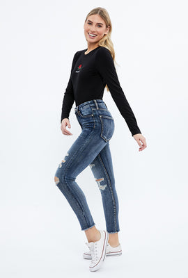 Seriously Stretchy High Rise Curvy Ankle Jegging