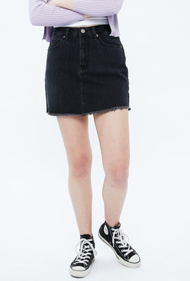 High Rise Mini Skirt