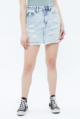 Minijupe taille haute