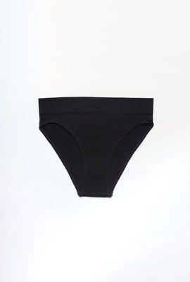Culotte bikini AERO côtelé sans couture taille haute paquet de 3