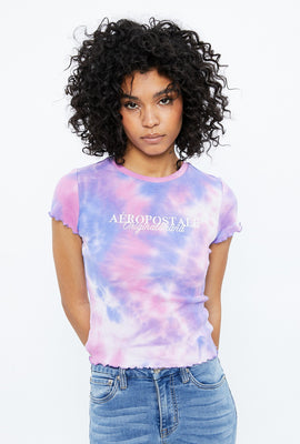 T-shirt petit côtelé à imprimé Aéropostale marque originale