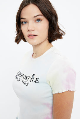 Embroidered Aéropostale New York Tie Dye Baby Graphic Tee