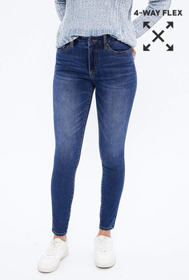 Jegging courbe effets flex à taille haute