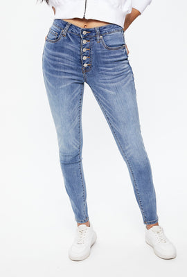 Jegging sérieusement extensible à taille super haute