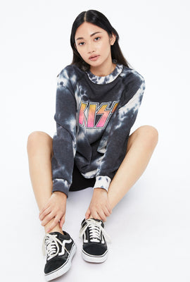 KISS Boyfriend Graphic Crewneck Sweatshirt