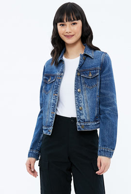 Jacket en denim classique