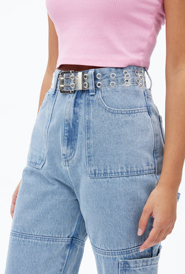 Ceinture transparente à double illet AÉRO