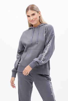 Aéropostale Cursive Graphic Boyfriend Pullover Hoodie