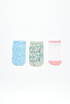 Chaussettes aux chevilles à imprimé AÉRO paquet de 3
