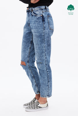 AERO Premium Air High Rise Destroyed Mom Jean