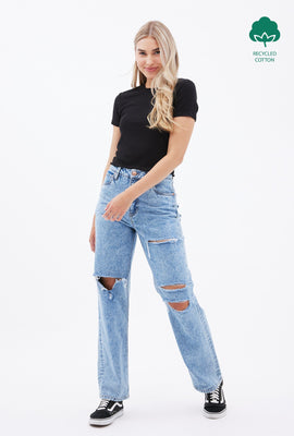 Jean AERO Premium Air ample des années '90 taille super haute