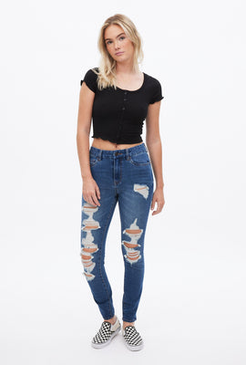 AERO Premium Flex Effects High Rise Curvy Jegging
