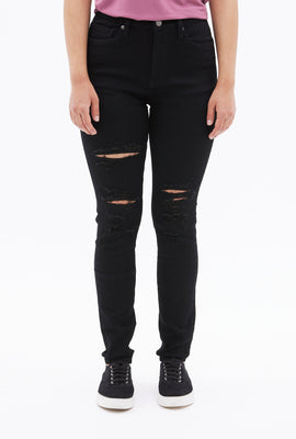 Jegging courbé à taille haute sérieusement extensible