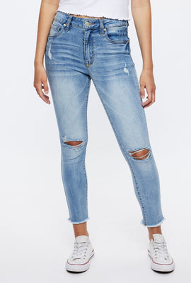 Jegging Sérieusement extensible court à taille haute