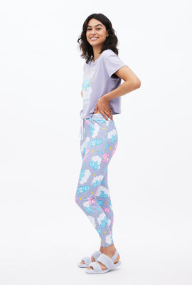 Joggeur pyjama super doux à imprimé graphique Bisounours Sweet Dreams