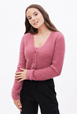 Camisole pull AERO en laine mohair pelucheux