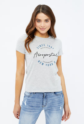 T-shirt classique à imprimé graphique Aéropostale New York Since 1987