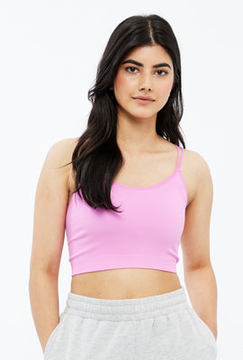 AERO Seamless Bungee Strap Crop Cami