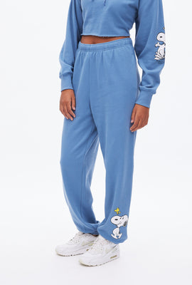 Snoopy and Woodstock Oversized Graphic Jogger