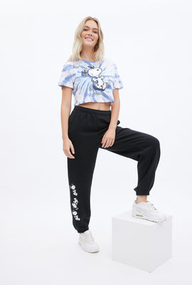 Joggeur surdimensionné à imprimé graphique Snoopy