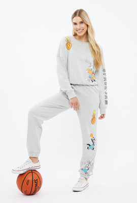 Jogger surdimensionné à imprimé Space Jam