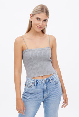 Camisole AERO côtelée à bretelles bungee