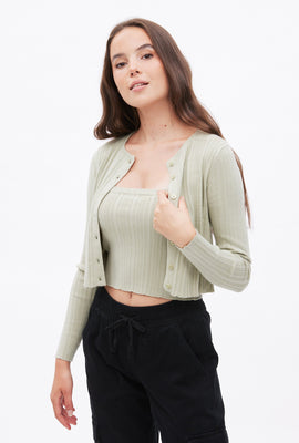 Camisole AERO côtelée à bretelles bungee