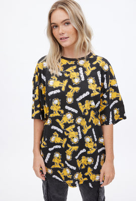 T-shirt surdimensionné à imprimé graphique Garfield