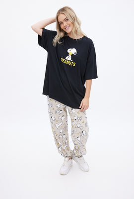 T-shirt surdimensionné à imprimé graphique Snoopy