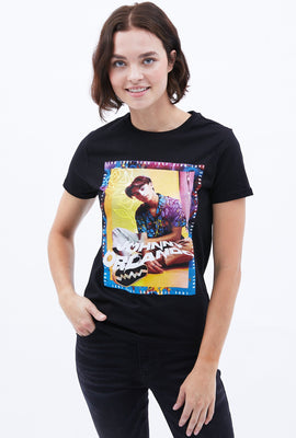 T-shirt coupe Boyfriend à imprimé Johnny Orlando