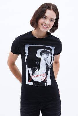 T-shirt coupe Boyfriend à imprimé Johnny Orlando