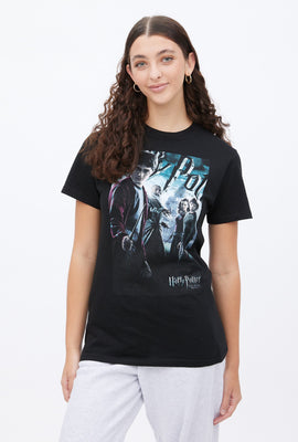 T-shirt coupe garçonne à imprimer graphique Harry Potter et le Sang Mêlé